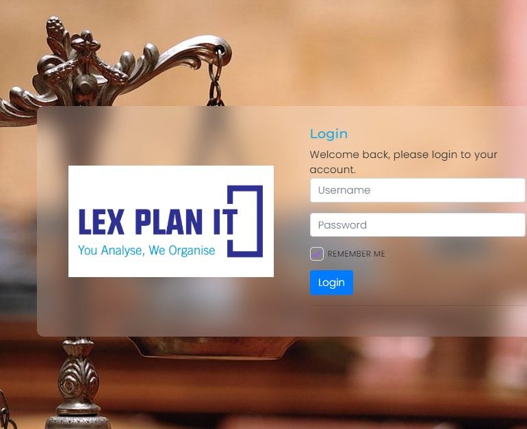 LexPlanIT - Lawfirm Operations Management SaaS Product